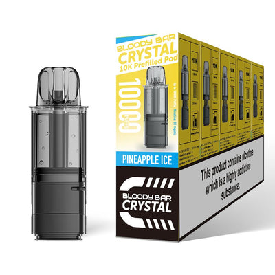 Bloody Bar Crystal 10K Refill Pods: Pineapple Ice - 20mg