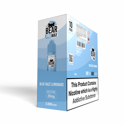 BEAR Pro MAX Salts: Blue Raspberry Lemonade - 20mg (10 Pack)