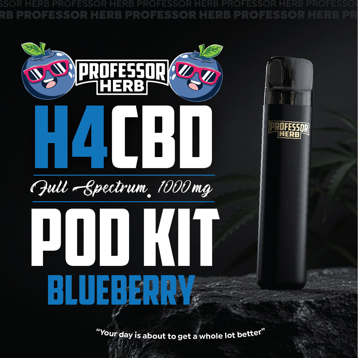 Professor Herb 1000mg H4CBD Full Spectrum 1ml Pod Kit