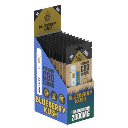 Aztec CBD Premium CBD Pod System 2000mg 2ml - Blueberry Kush