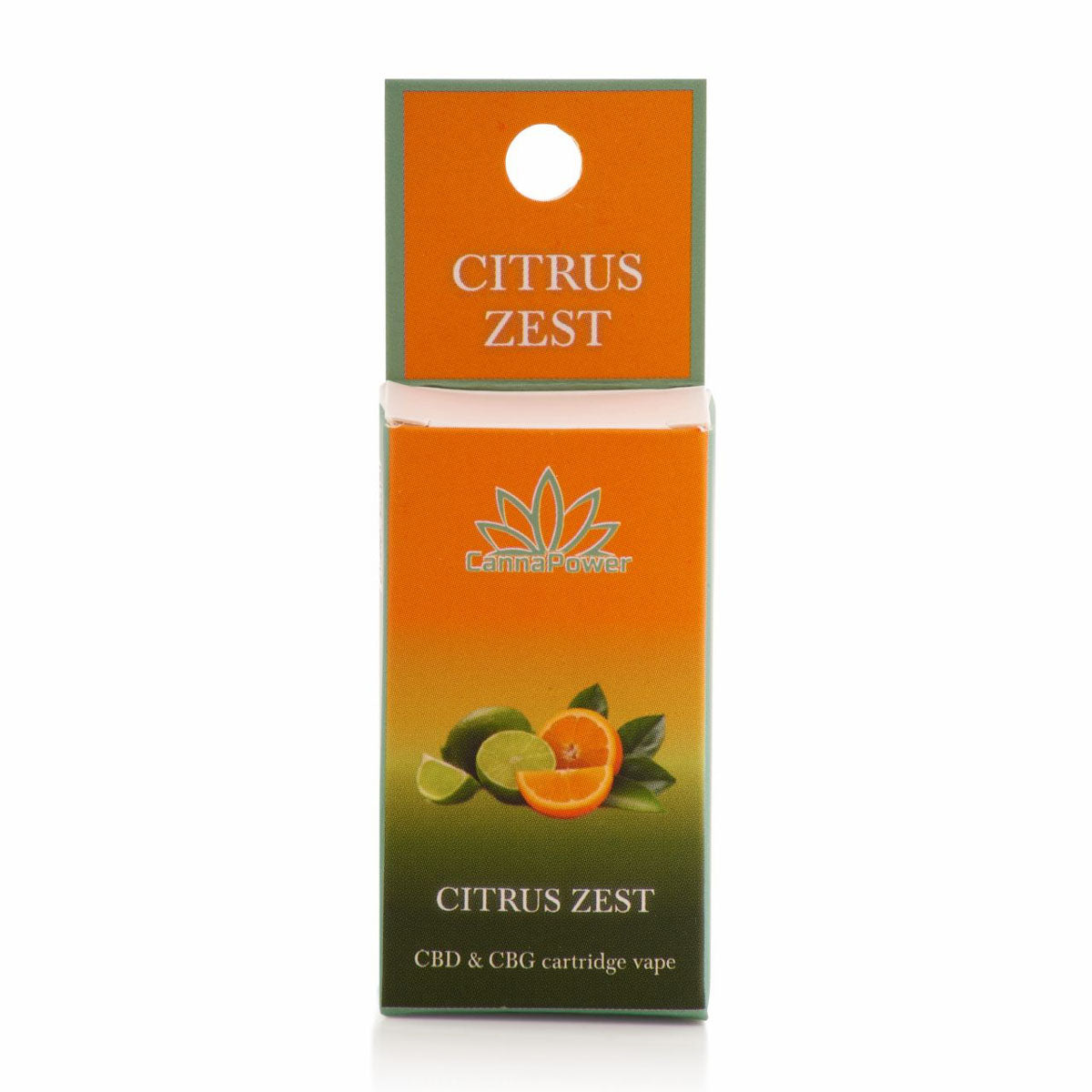 Cannapower CBD And CBG Vape Cartridge Citrus Zest - 5.0g