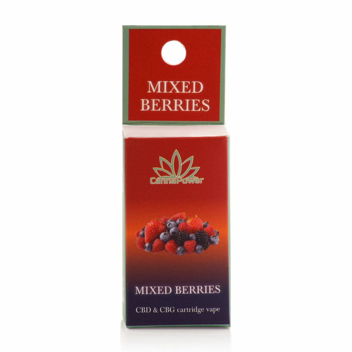 Cannapower CBD And CBG Vape Cartridge Mixed Berry - 5.0g
