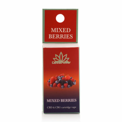 Cannapower CBD And CBG Vape Cartridge Mixed Berry - 5.0g