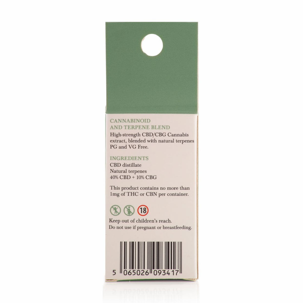 Cannapower CBD And CBG Vape Cartridge Mixed Berry - 5.0g