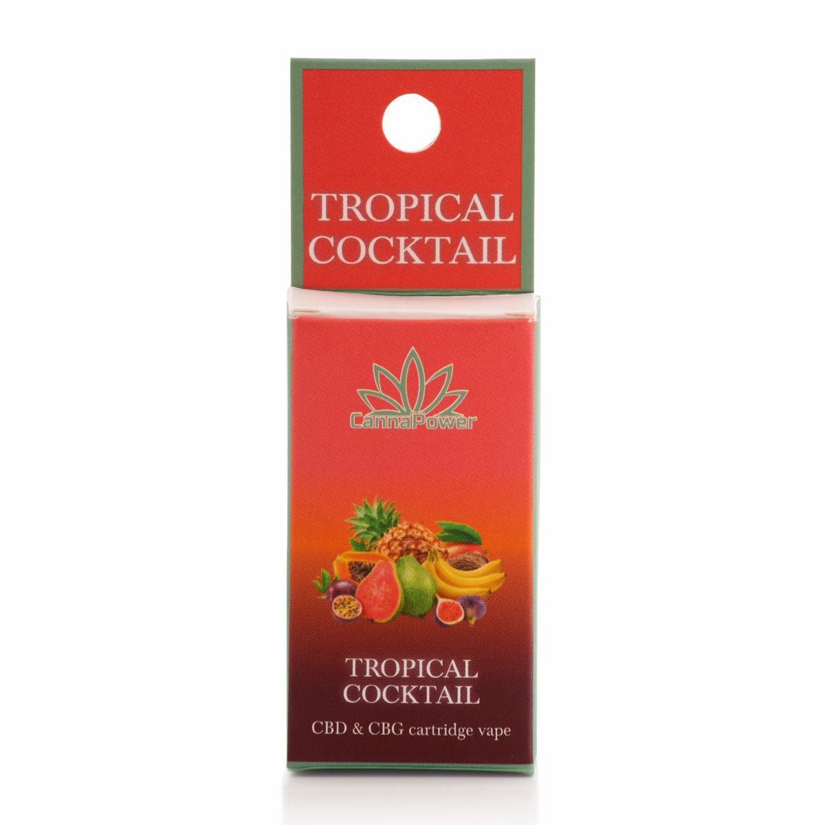 Cannapower CBD And CBG Vape Cartridge Tropical Cocktail - 5.0g