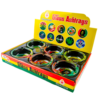 Sparkys Glass Ashtray (6 Pack)