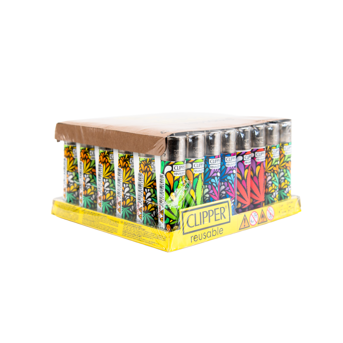 Clipper: Leaf Style LB Lighters (48 Pack)