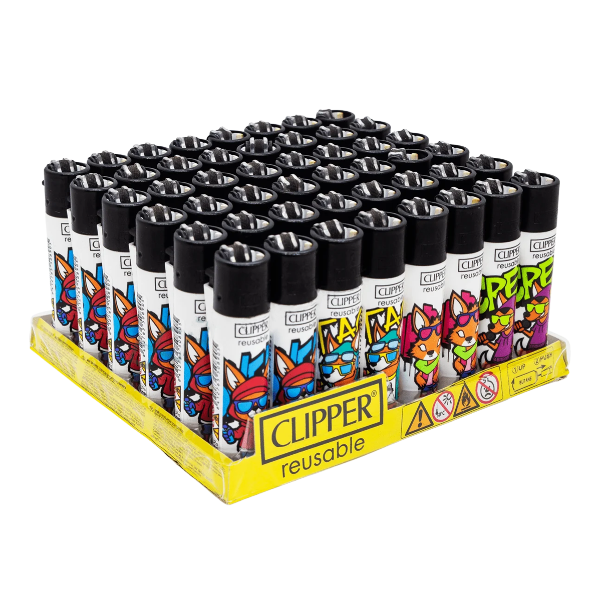 Clipper Urban Tails BW LB Lighters (48 Pack)