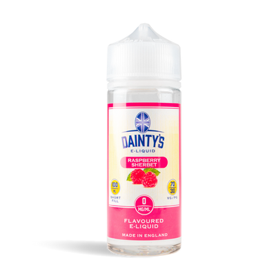 Dainty's 100ml E-Liquid Shortfills - Raspberry Sherbet