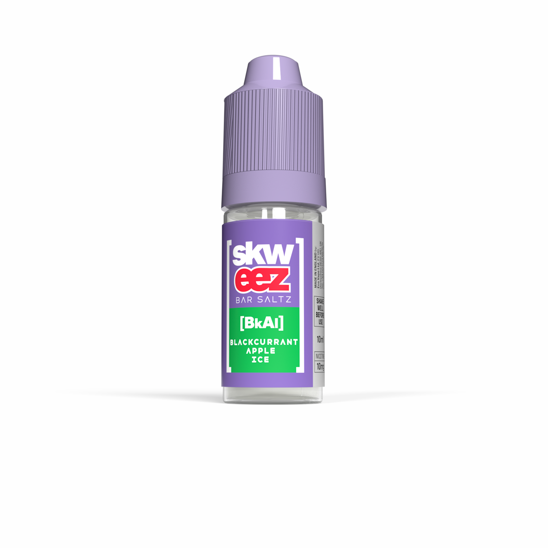 Skweez Nic Salts: Blackcurrant Apple Ice - 10mg (10 Pack)