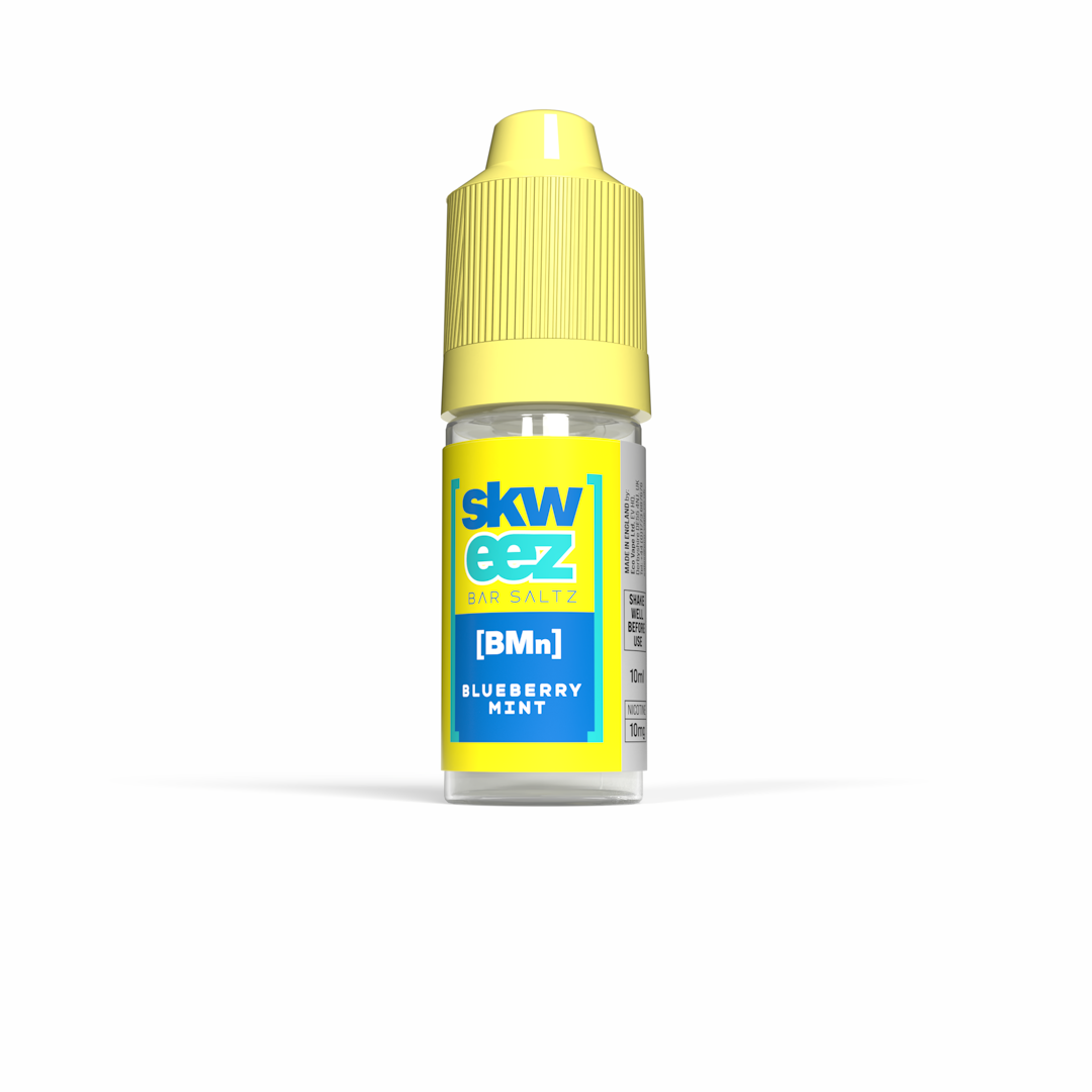 Skweez Nic Salts: Blueberry Mint - 10mg (10 Pack)
