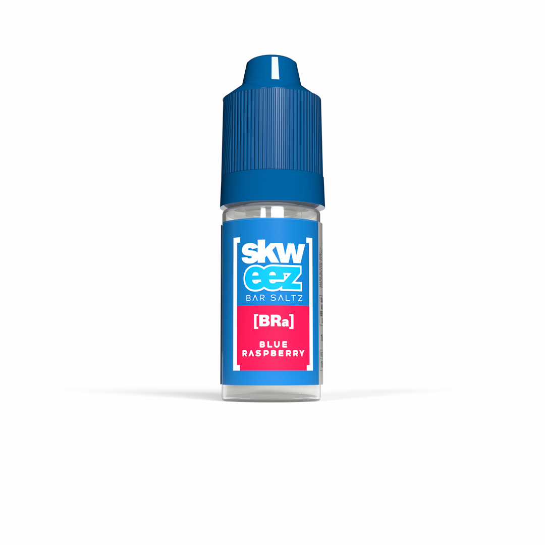 Skweez Nic Salts: Blue Raspberry - 10mg (10 Pack)