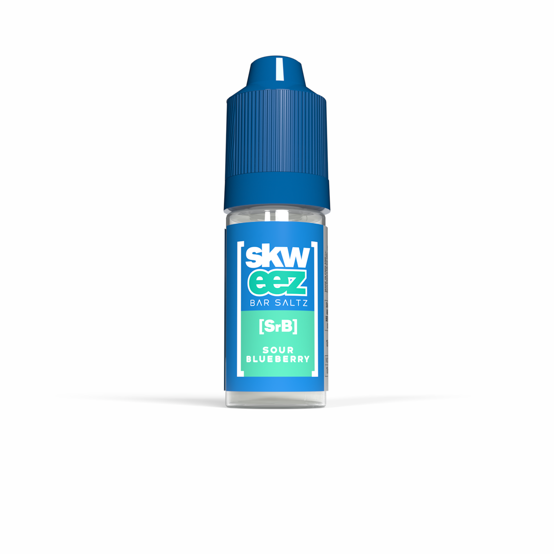 Skweez Nic Salts: Sour Blueberry - 10mg (10 Pack)