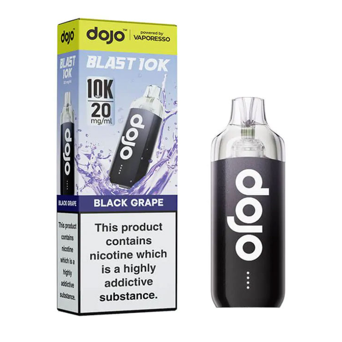 Vaporesso Dojo Blast 10K Vape Kit Black Grape Default Title