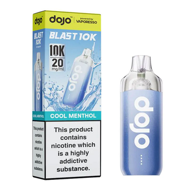 Vaporesso Dojo Blast 10K Pod Kits: Cool Menthol – 20mg