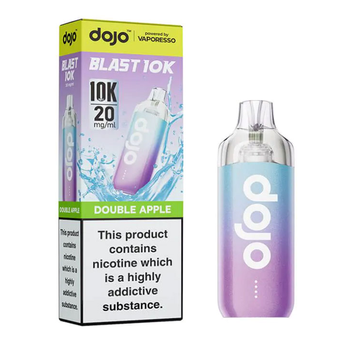 Vaporesso Dojo Blast 10K Vape Kit Double Apple Default Title