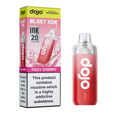 Vaporesso Dojo Blast 10K Pod Kits: Fizzy Cherry – 20mg