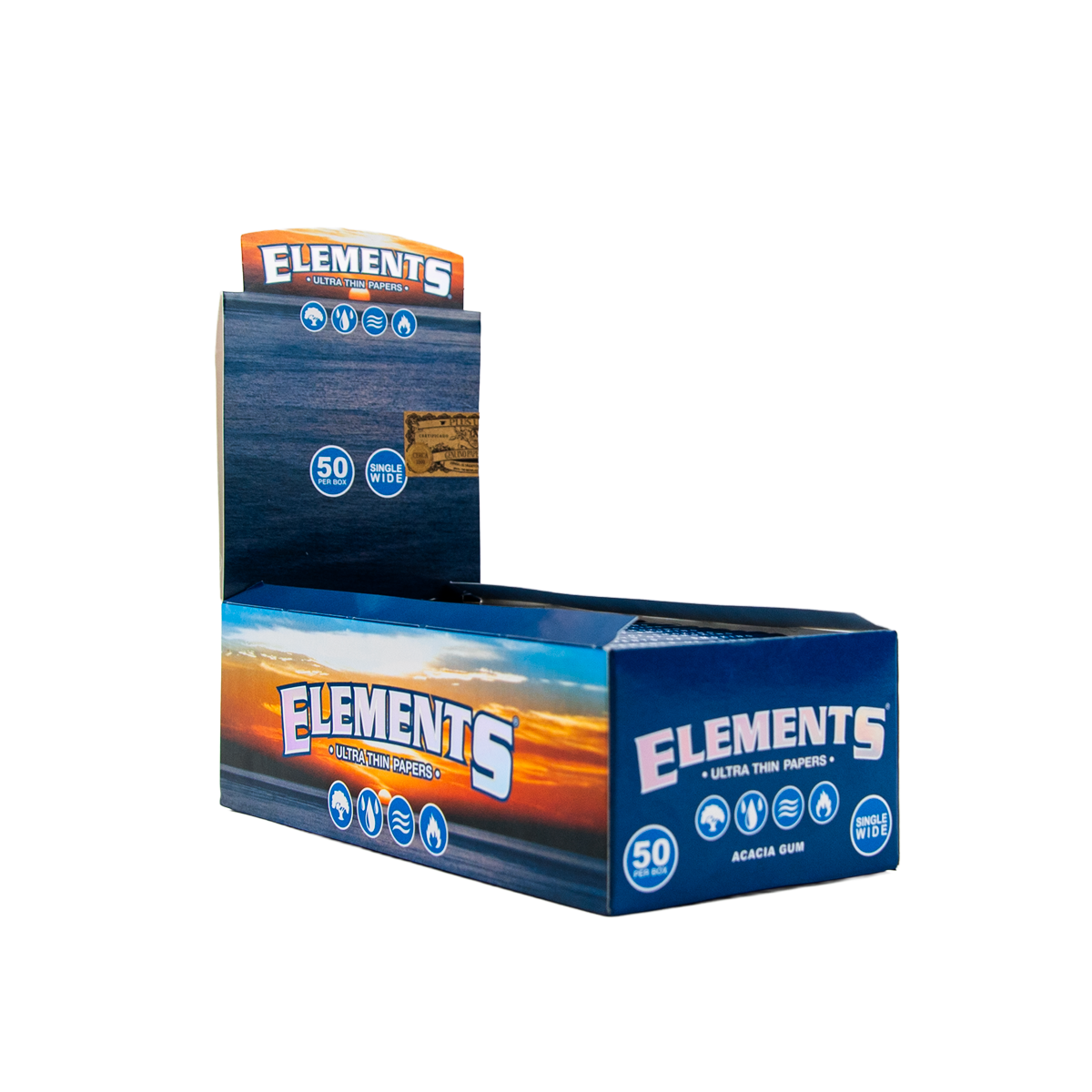 Elements: Ultra Thin Single Wide Papers (50 Pack)