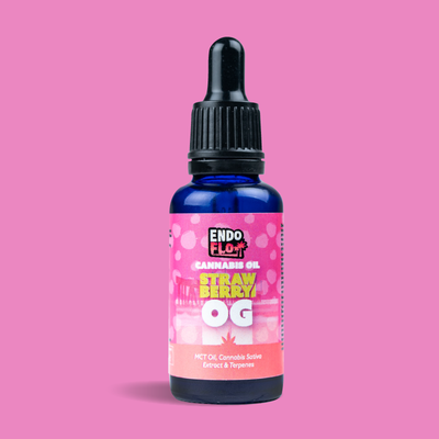 EndoFlo Full Spectrum Cannabis Oil Tincture Strawberry OG