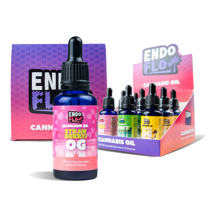 EndoFlo Cannabis Oil Tinctures: Mixed Pack of 9