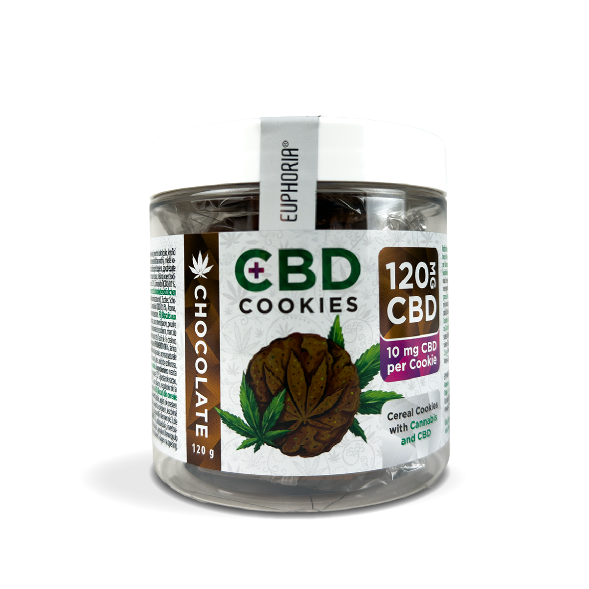 Euphoria CBD Cookies Chocolate 120mg