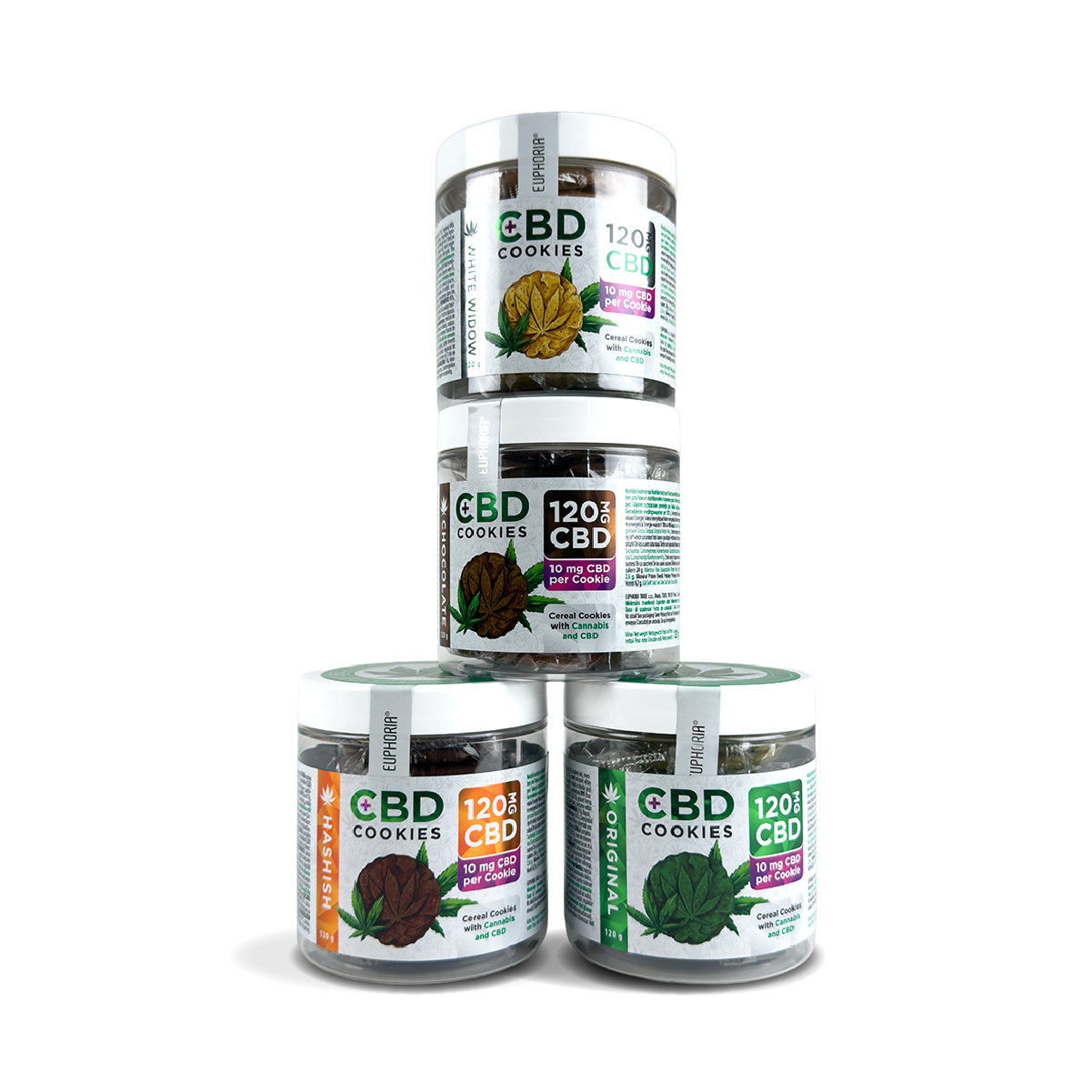 Euphoria CBD Cookies Chocolate 120mg