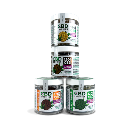 Euphoria CBD Cookies: Chocolate - 120mg (Pot of 12)