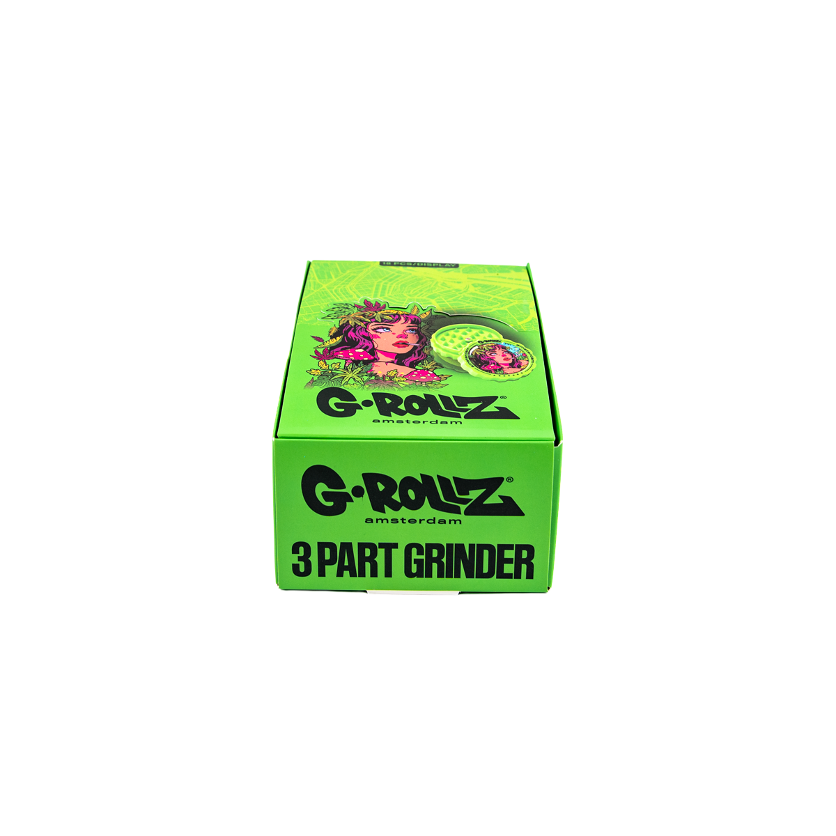 G-Rollz Jungle 3 Part Grinders - (18 Pack)