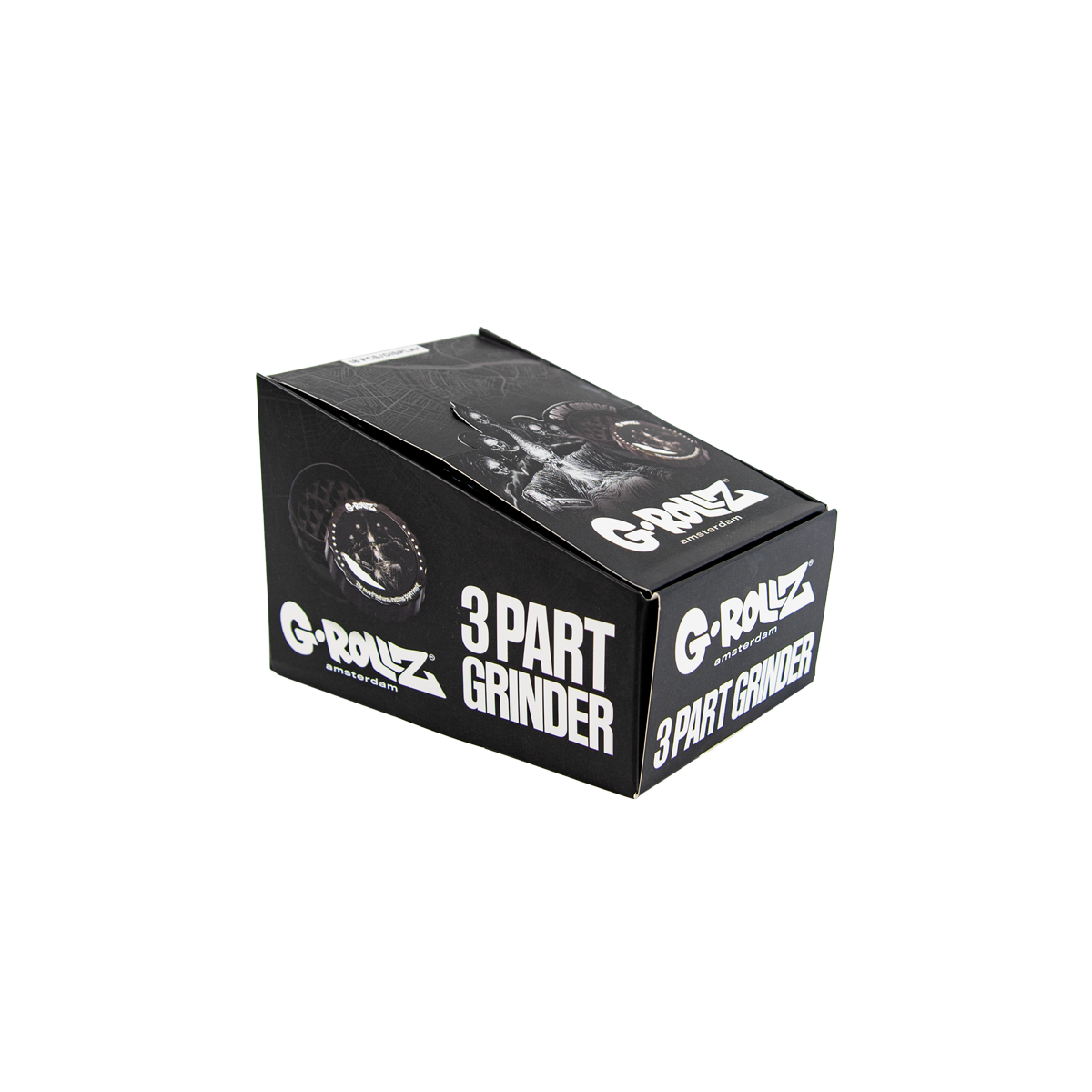 G-Rollz Dark Matter 3 Part Grinders - (18 Pack)