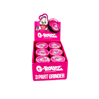 G-Rollz Thug For Life 3 Part Grinders - (18 Pack)
