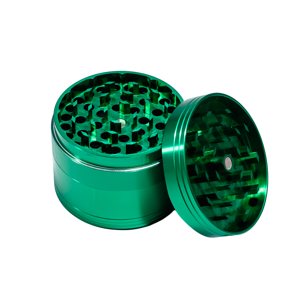 Blazy Susan 4 Piece 2.5" Grinder - Green