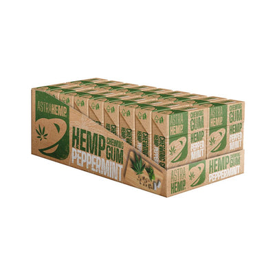 Astra Hemp Peppermint Chewing Gum (Pack 20 Pcs)