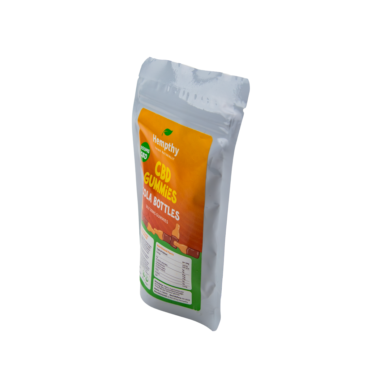 Hempthy Cola Bottle CBD Gummies 900mg - (30 Pack)