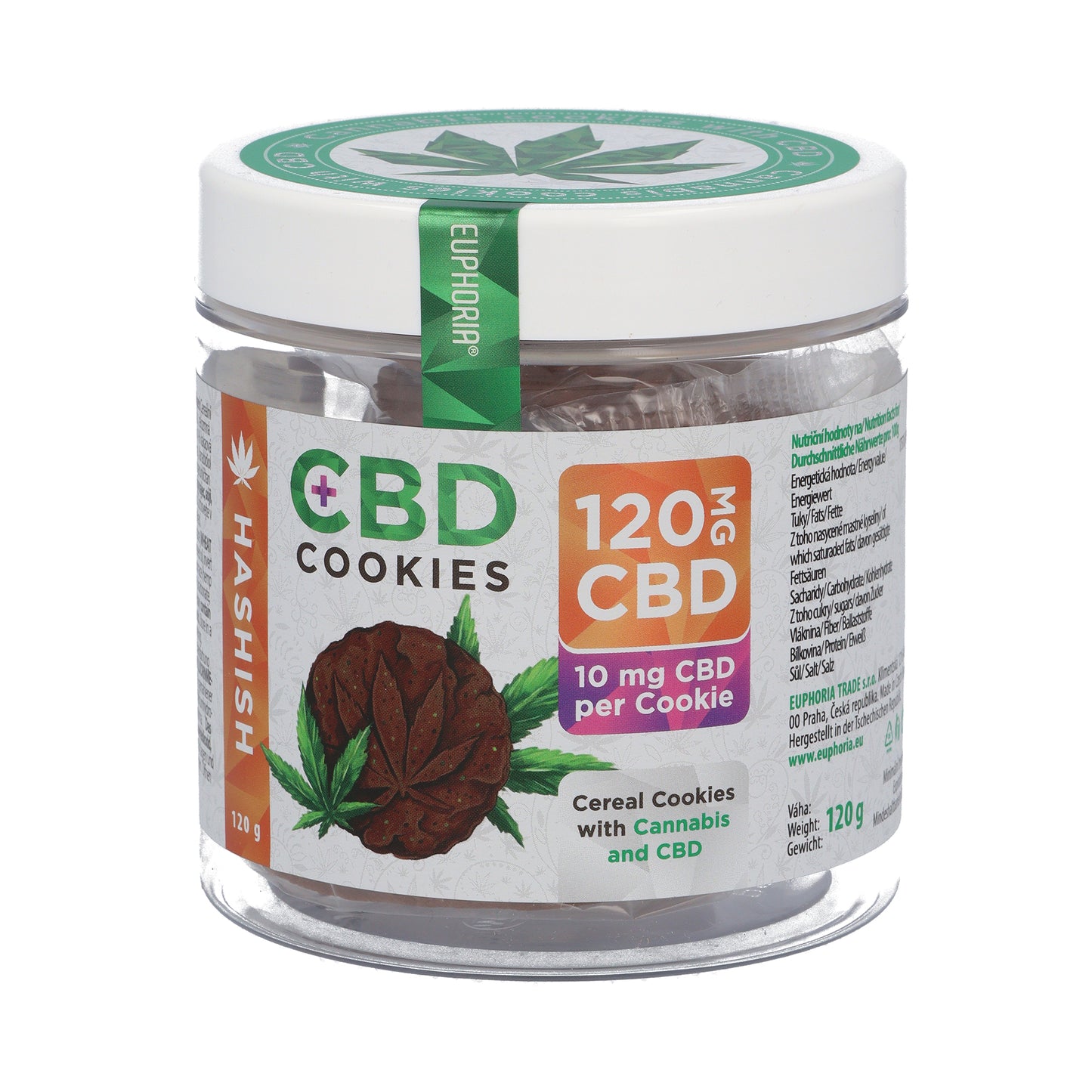 Euphoria CBD Cookies Hashish 120mg