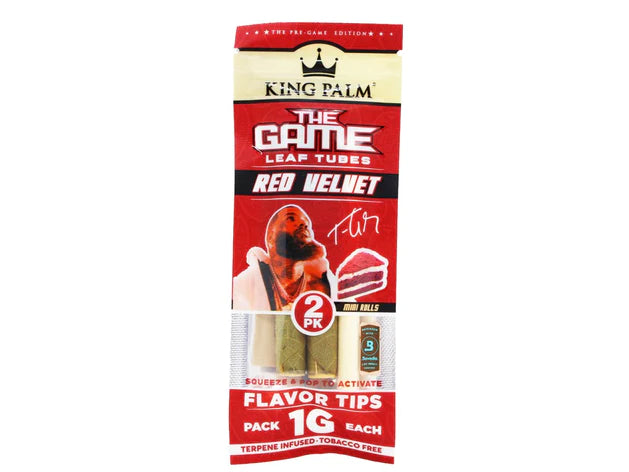 King Palm The Game Terpene Infused Mini Rolls (1g) - Red Velvet