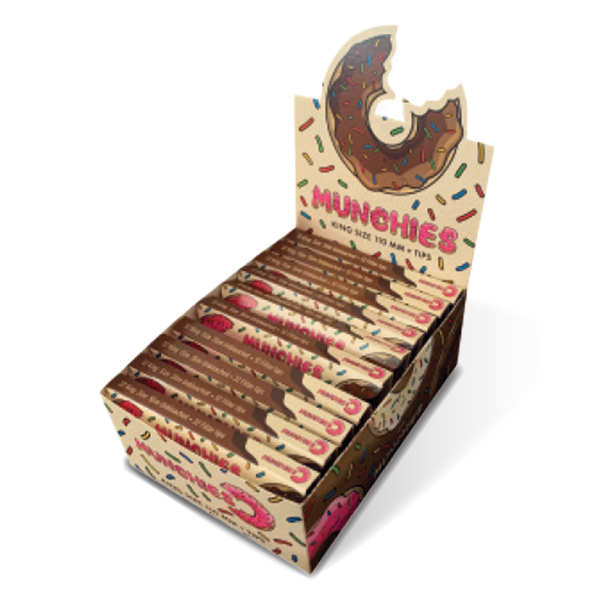 Monkey King KS Papers & Tips: Munchies Ed. - Unbleached (24 Pack)