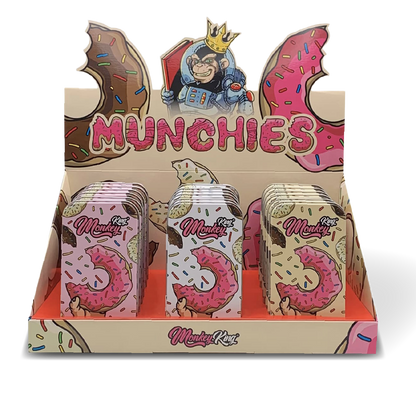 Monkey King Metal Tobacco Tins: Munchies Ed. (18 Pack)