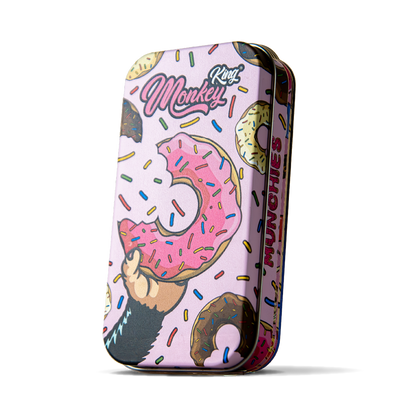 Monkey King Metal Tobacco Tins: Munchies Ed. (18 Pack)