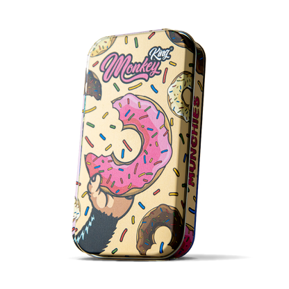 Monkey King Metal Tobacco Tins: Munchies Ed. (18 Pack)