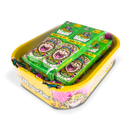 Monkey King Rolling Tray Box + Hemp Cones: Alien (Single Piece)