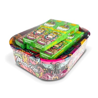 Monkey King Rolling Tray Box + Hemp Cones: Monsters
