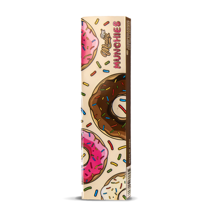 Monkey King Rolling Papers & Tips: Munchies Ed. - King Size Unbleached (24 Pack)