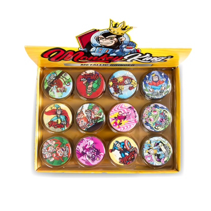 Monkey King Metal Grinders Display CDU (12 Pack)