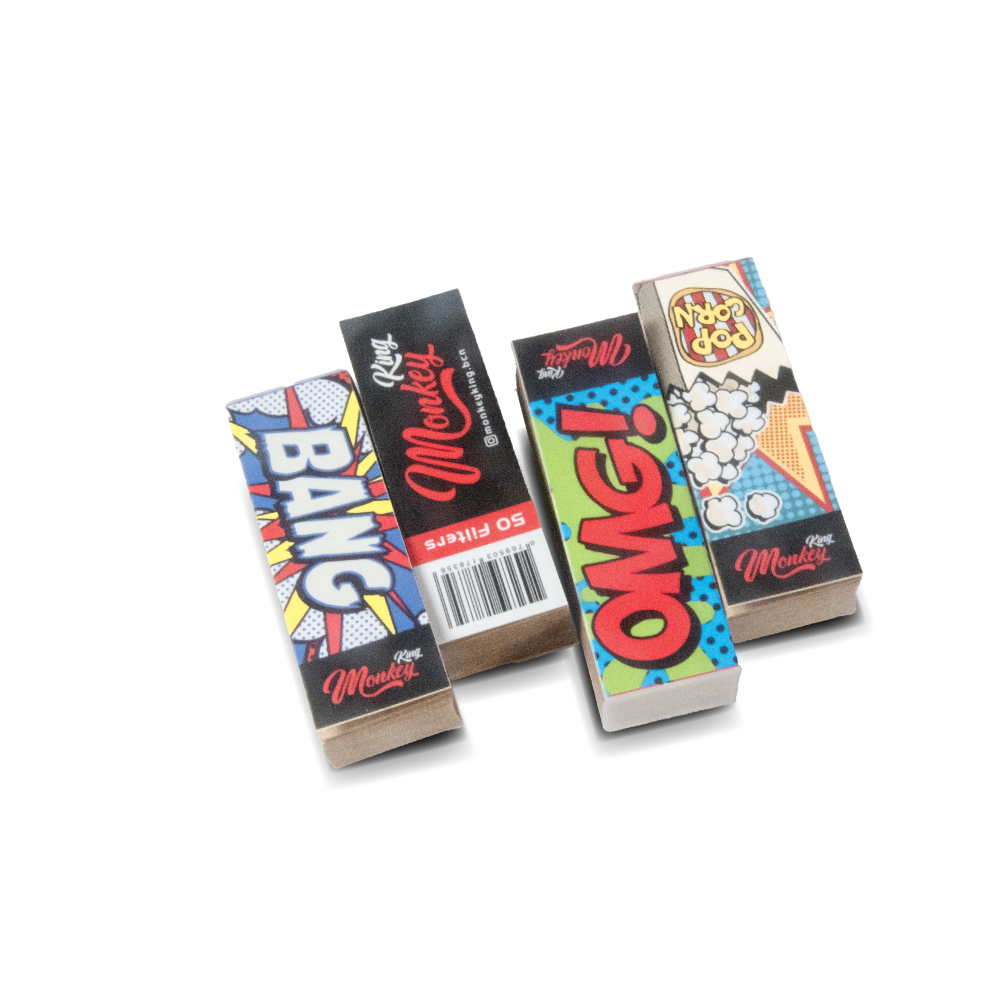 Monkey King Card Filter Tips: White (50 Pack)