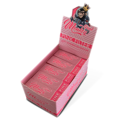 Monkey King Regular Card Filter Tips - Pink (25pcs)