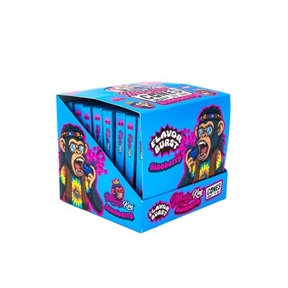 Monkey King: King Size Flavor Burst Cones (24 Pack) - Blueberry