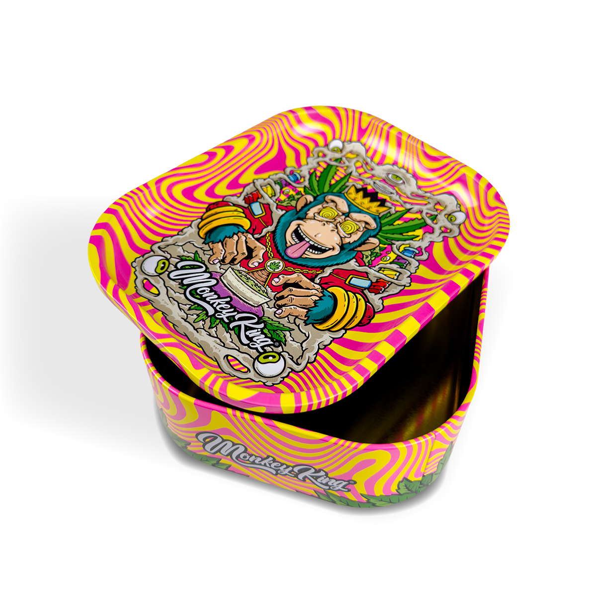 Monkey King Rolling Tray Box + Hemp Cones: Hypnotic