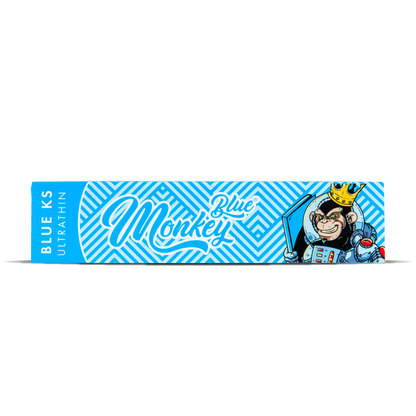 Monkey King Rolling Papers: Blue - King Size (50 Pack)