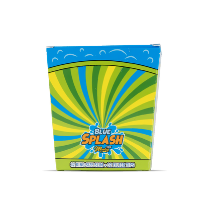 Monkey King Scented Smell Papers & Tips: Blue Splash - King Size (24 Pack)