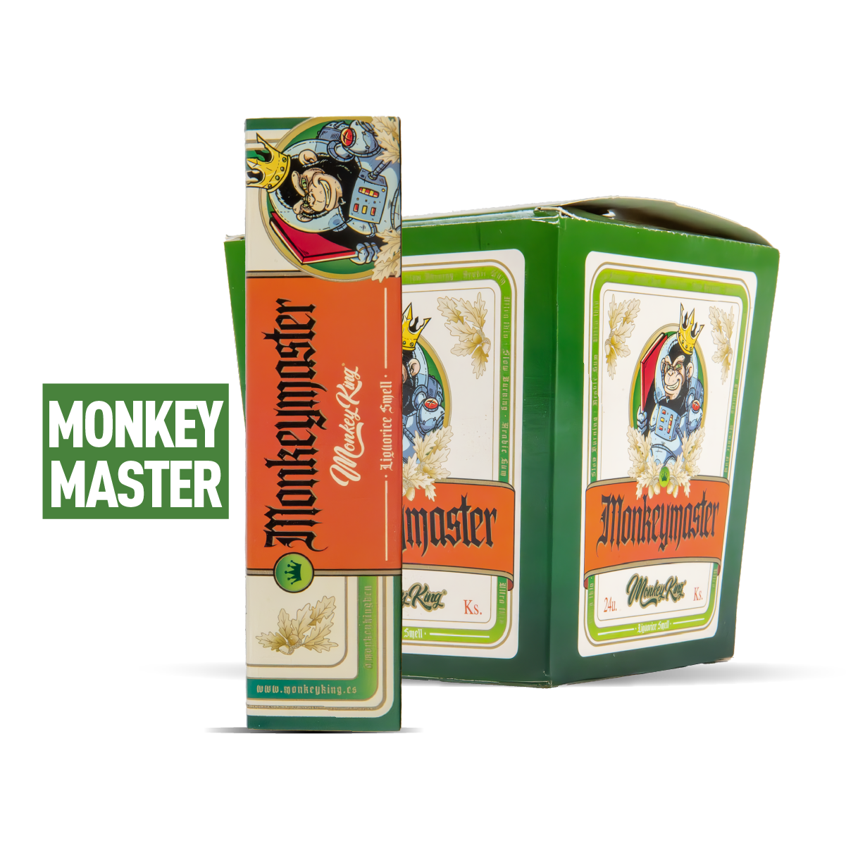 Monkey King Scented Smell Papers & Tips: Monkeymaster - King Size (24 Pack)